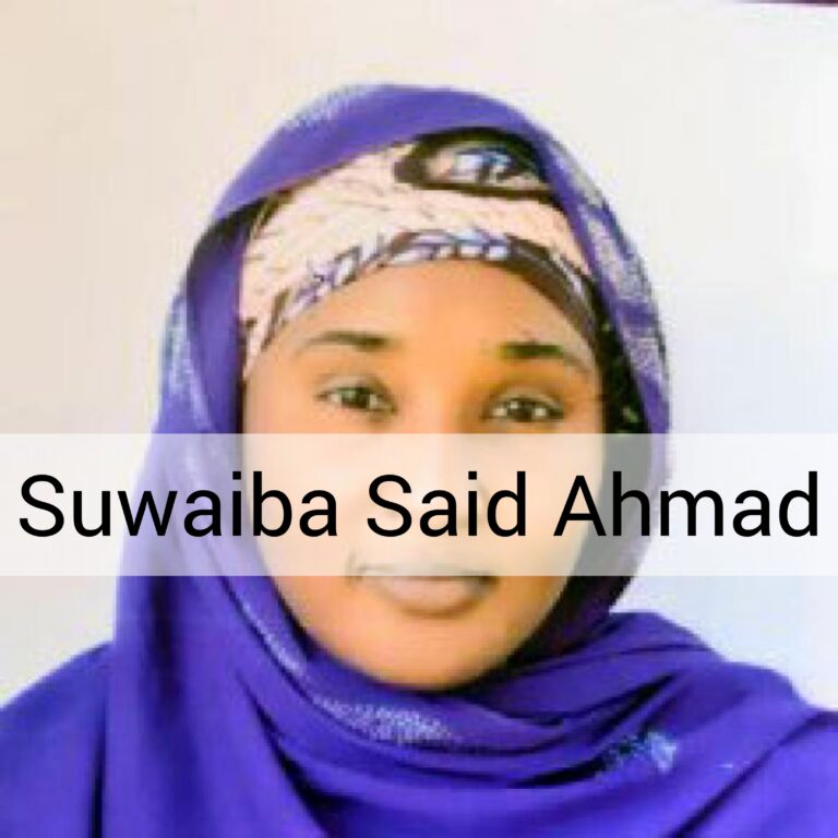 Dr. Suwaiba Said Ahmad Biography