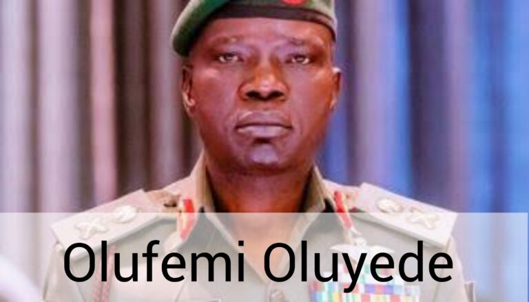 Major General Olufemi Oluyede Biography