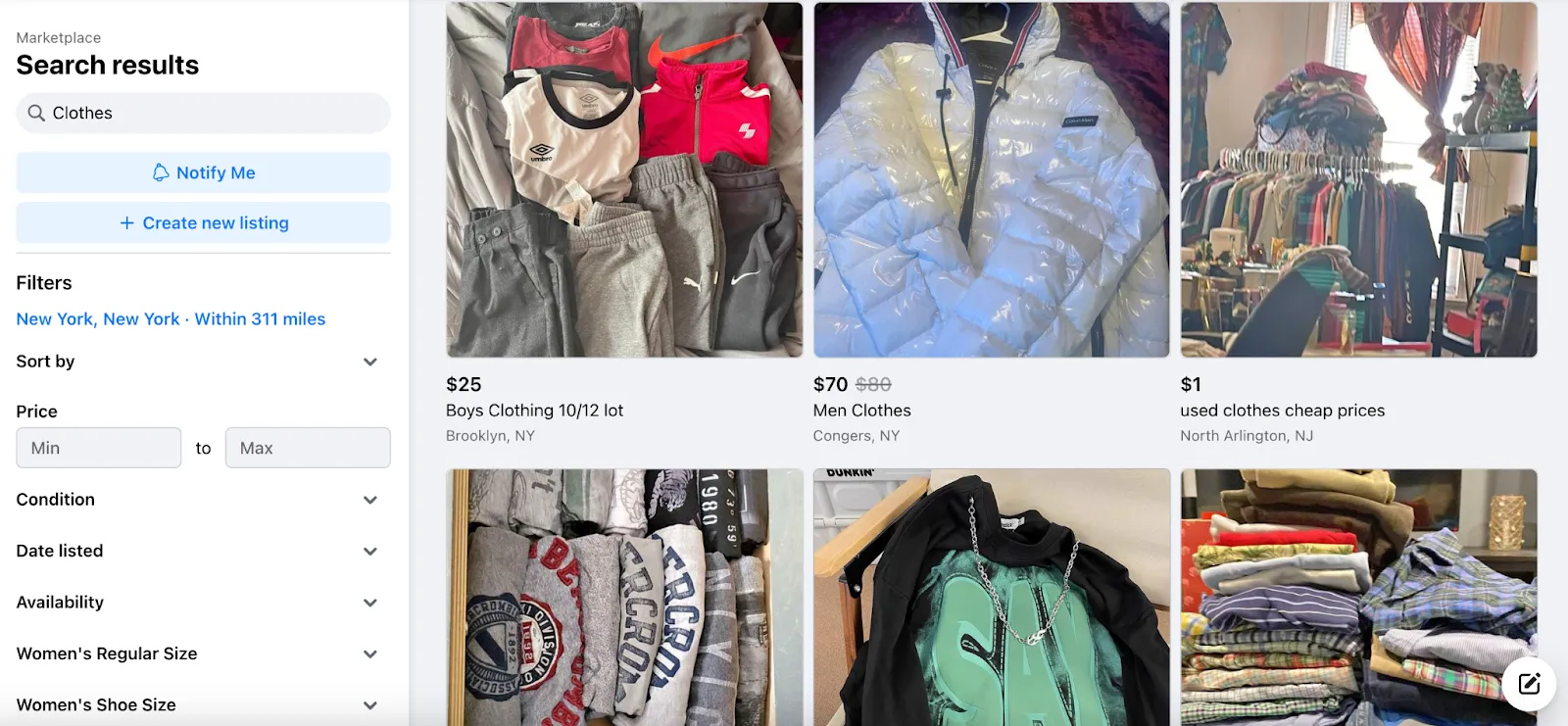 Best selling items on Facebook Marketplace